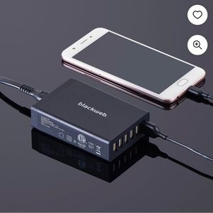 Blackweb Multiple Device 6-Port USB Wall Charger